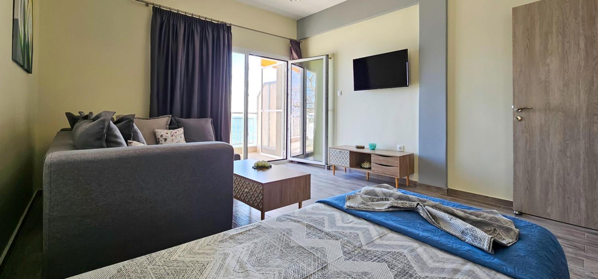 Hara Apartment In Front Of The Beach Paralía エクステリア 写真